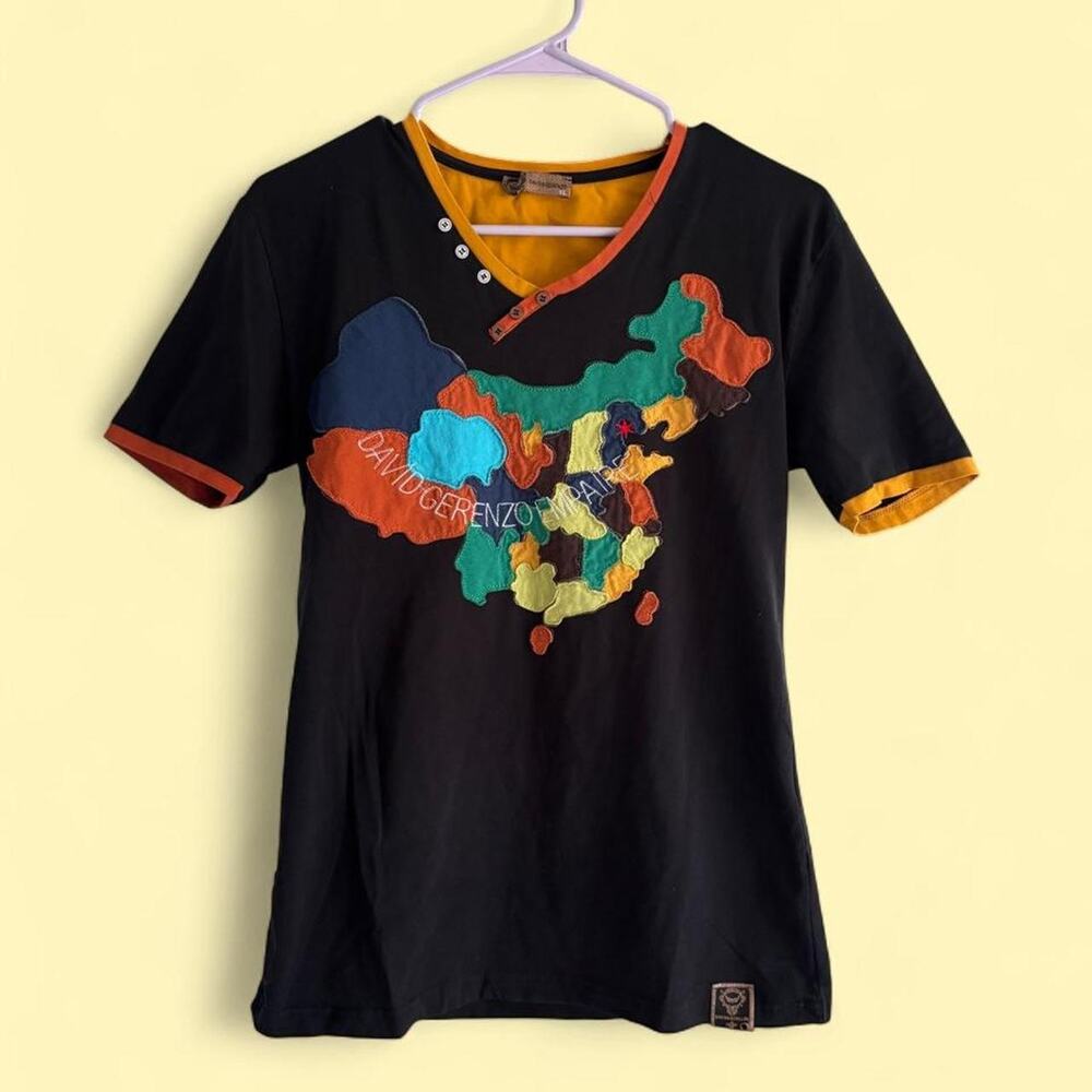David gerenzo embroidered tee